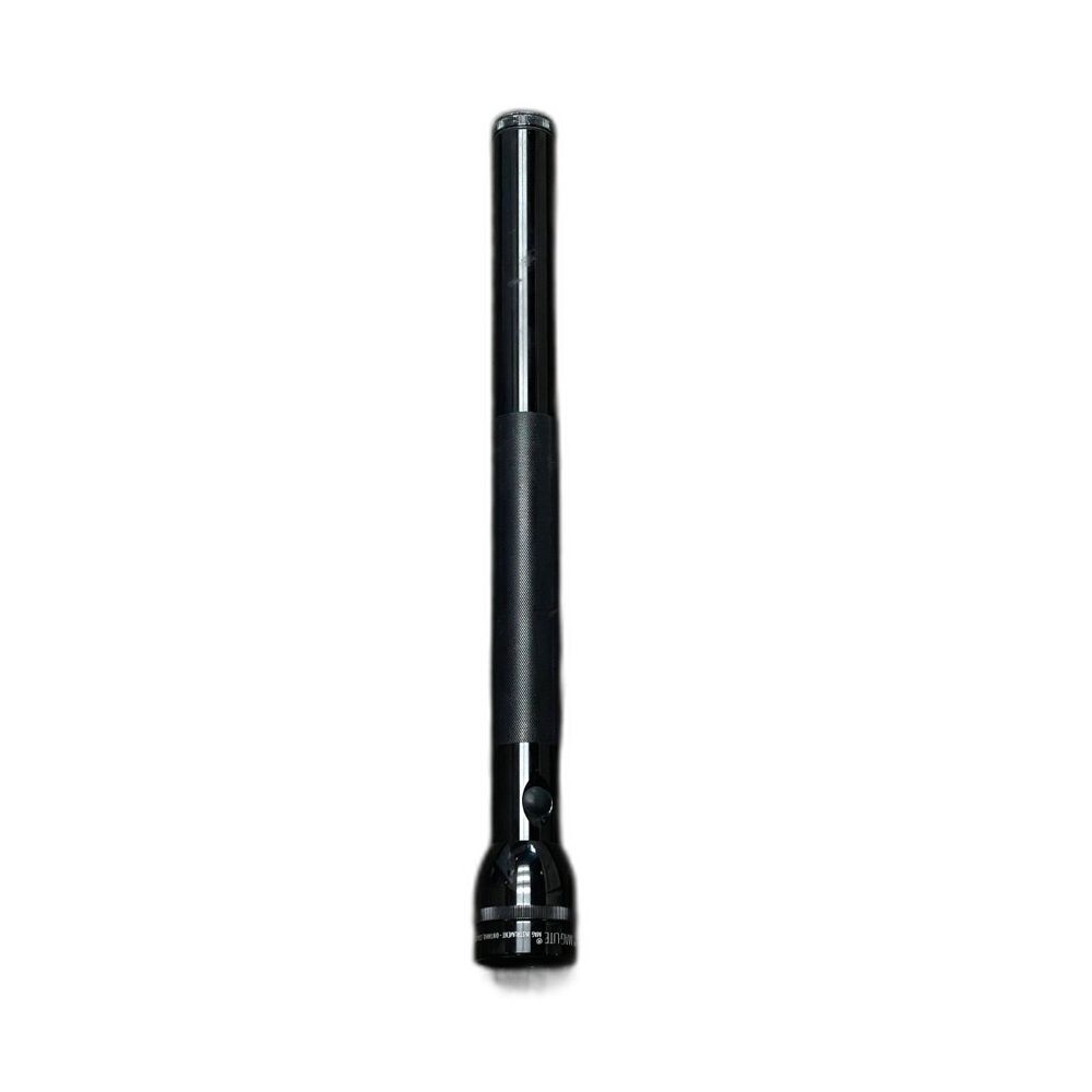 Vintage Maglite 6D Cell Black Aluminum Flashlight 19.5" TESTED WORKS